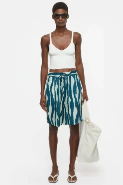 CLOSED Korte Broek>Bermudashort Met Print Middernacht Meer