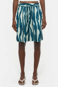 CLOSED Korte Broek>Bermudashort Met Print Middernacht Meer