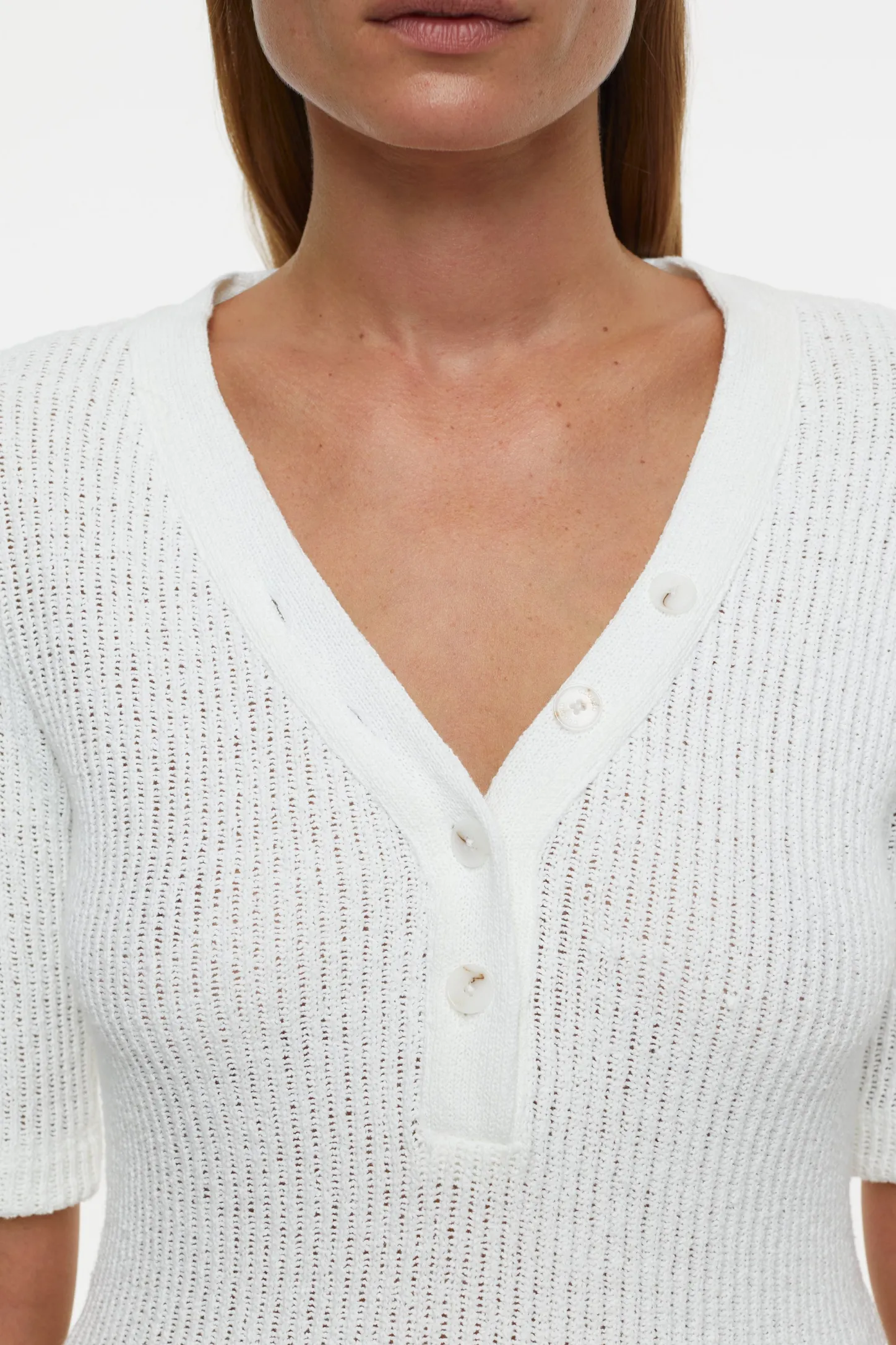CLOSED T-Shirts>Boucle Overhemd Ivoor