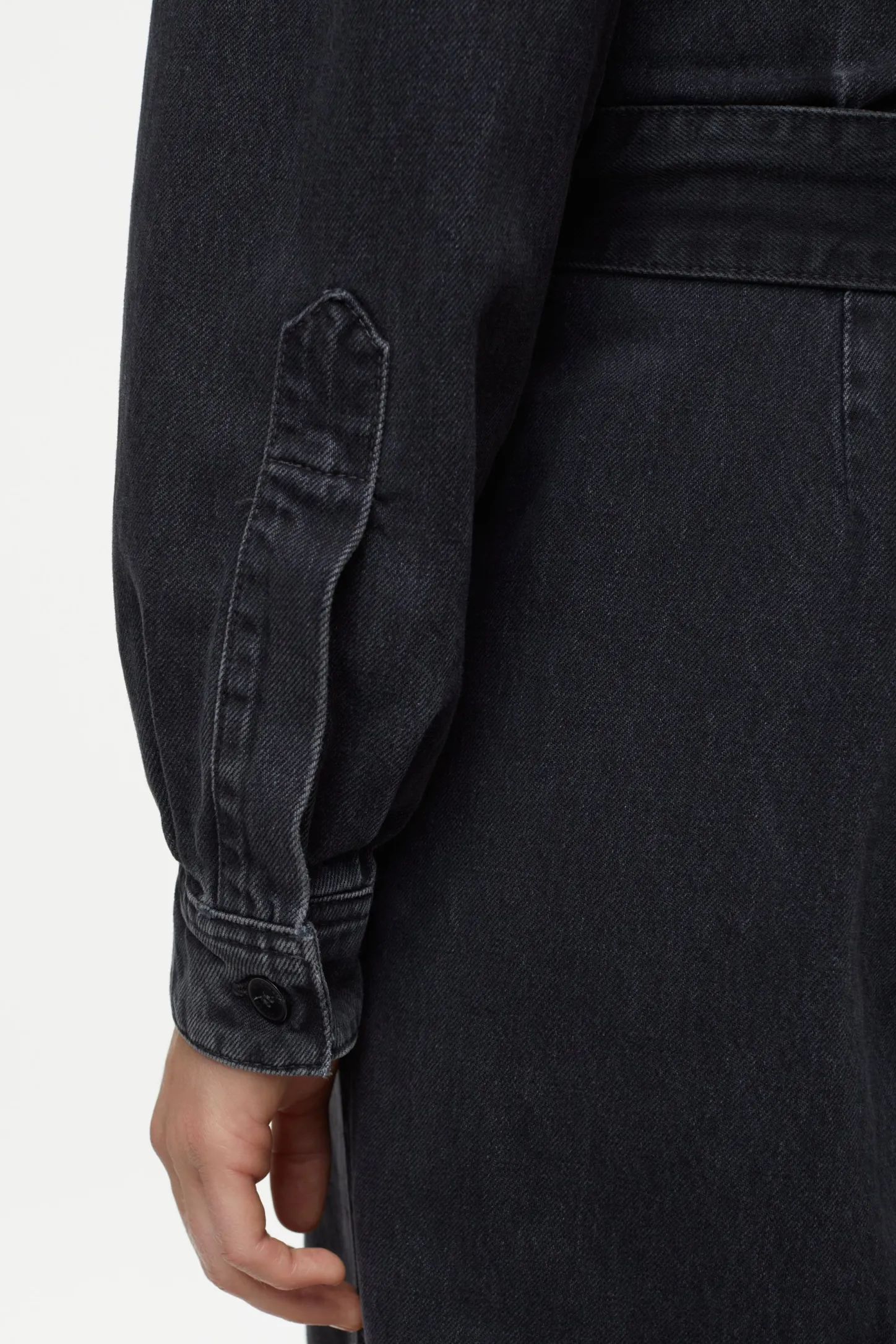 CLOSED Ras>Denim Jumpsuit Donker Grijs