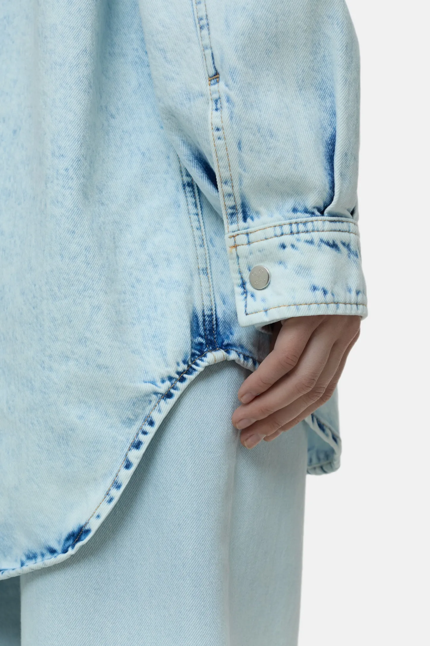CLOSED Jassen En Jassen>Denim Overhemd Extreem Licht