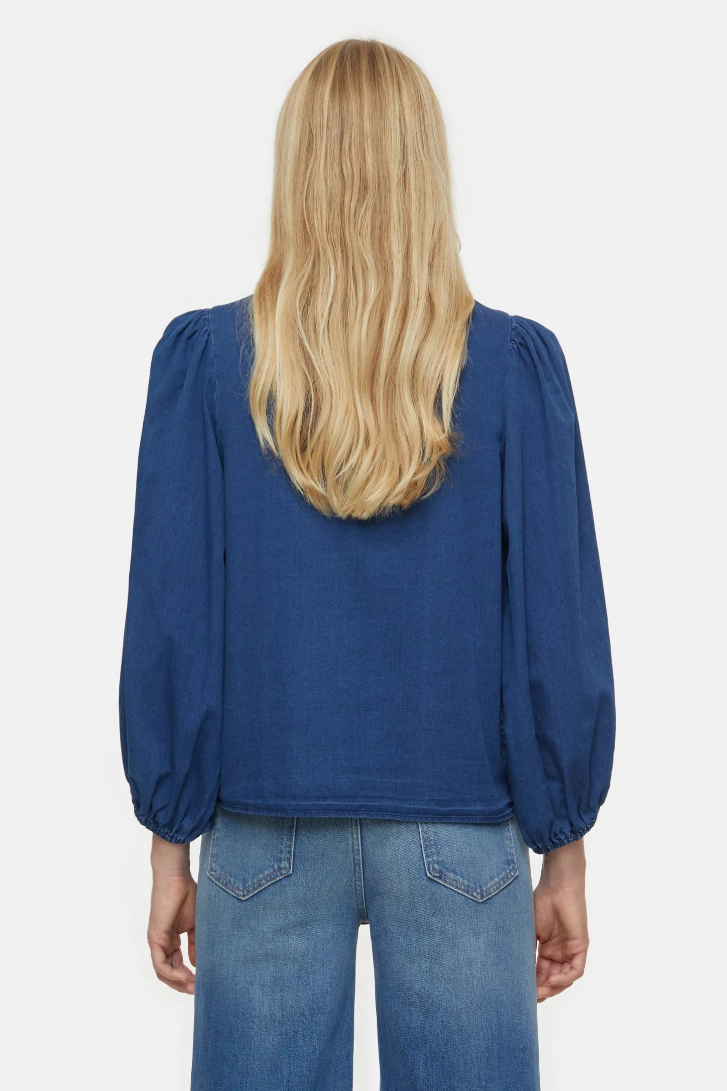 CLOSED Overhemden En Blouses>Denimblouse Donkerblauw