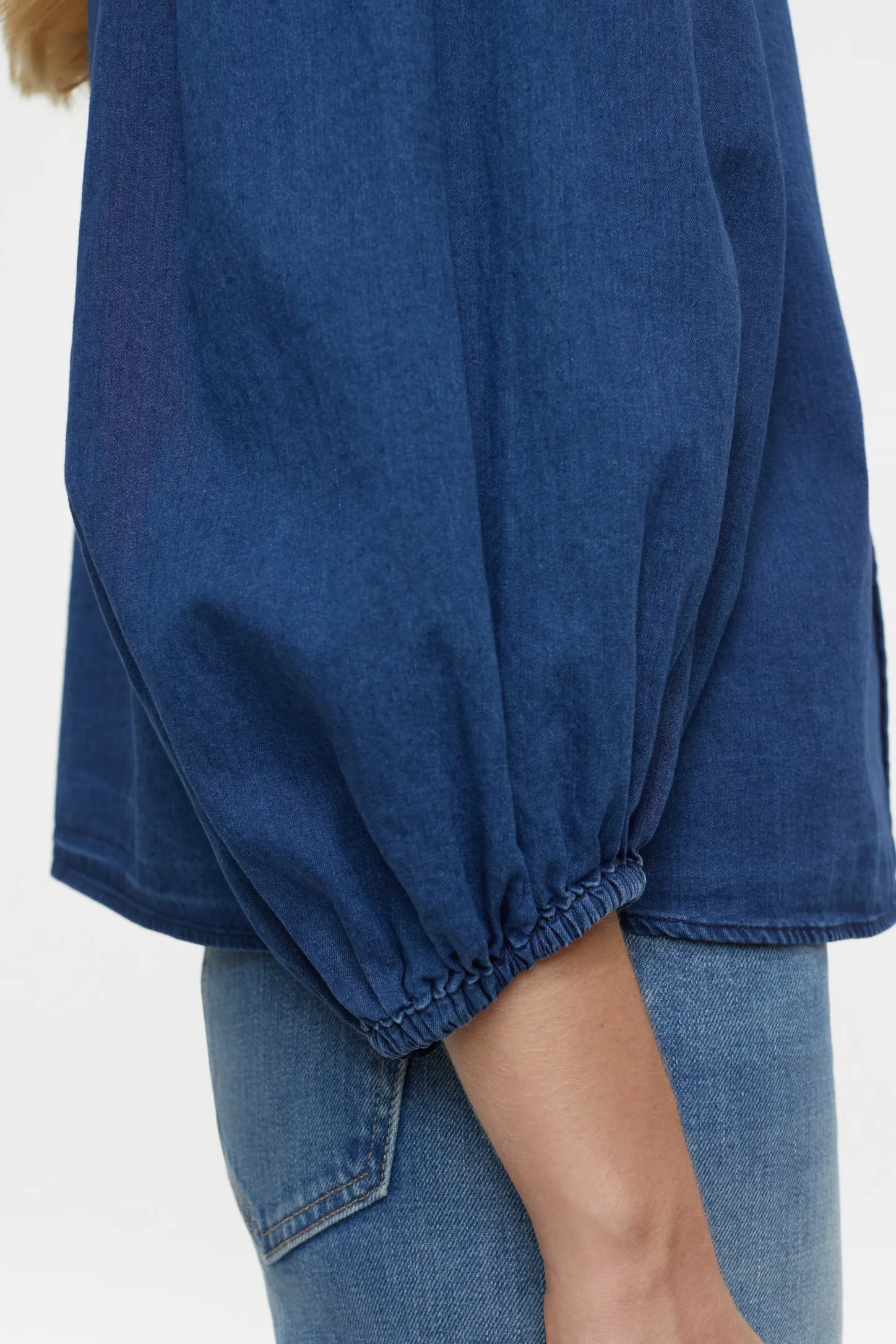 CLOSED Overhemden En Blouses>Denimblouse Donkerblauw