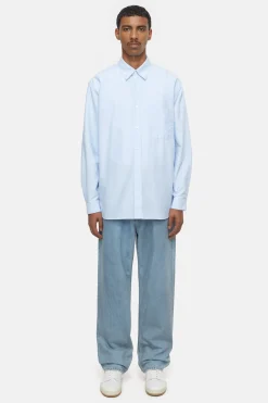 CLOSED Overhemden>Formeel Legershirt Columba Blauw