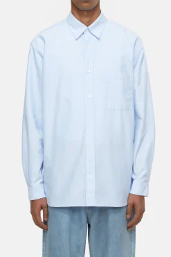 CLOSED Overhemden>Formeel Legershirt Columba Blauw