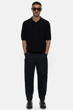CLOSED Breisels>Gebreid Poloshirt Zwart
