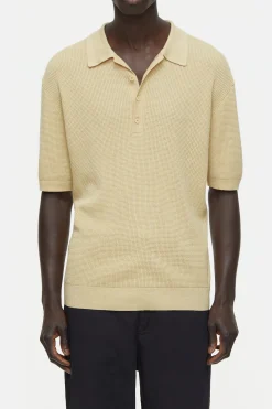 CLOSED Breisels>Gebreid Poloshirt Sahara Zand