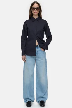 CLOSED Overhemden En Blouses>Getailleerde Blouse Donkere Nacht