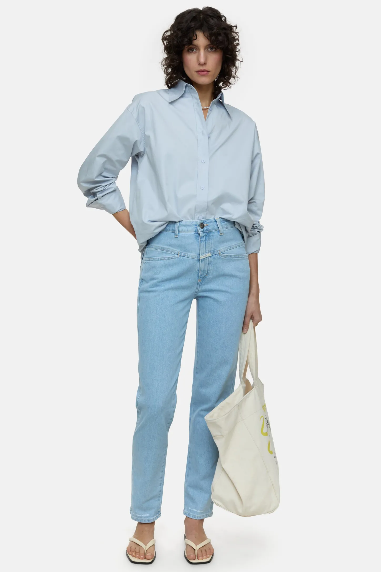 CLOSED Eco-Denim>Heritage Jeans - Stijlnaam Pedaalduwer Lichtblauw
