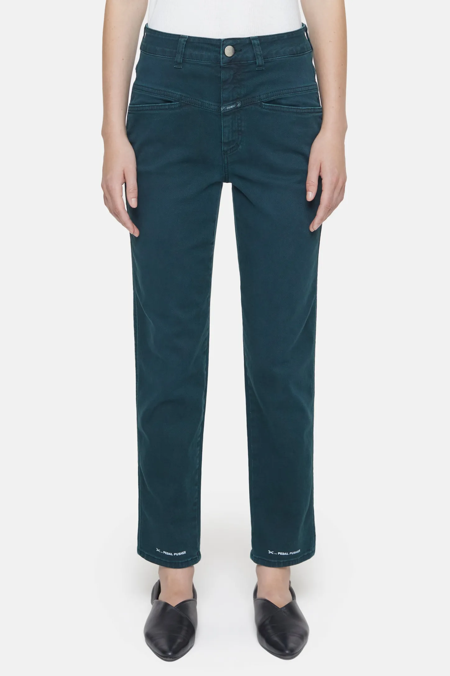 CLOSED Ontspannend>Heritage Jeans - Stijlnaam Pedaalduwer Varen Groen