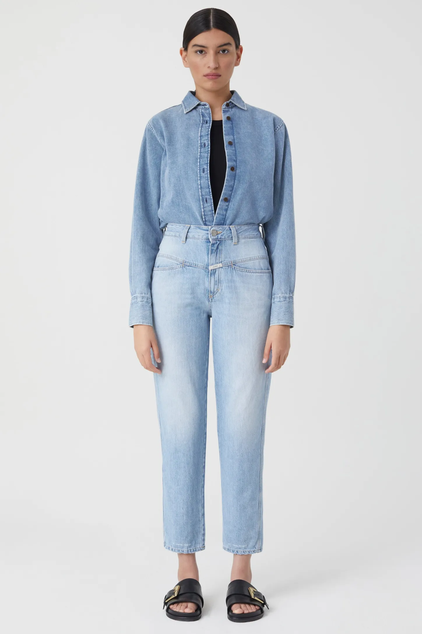CLOSED X-Pocket-Familie>Heritage Jeans - Stijlnaam Pedaalduwer Lichtblauw