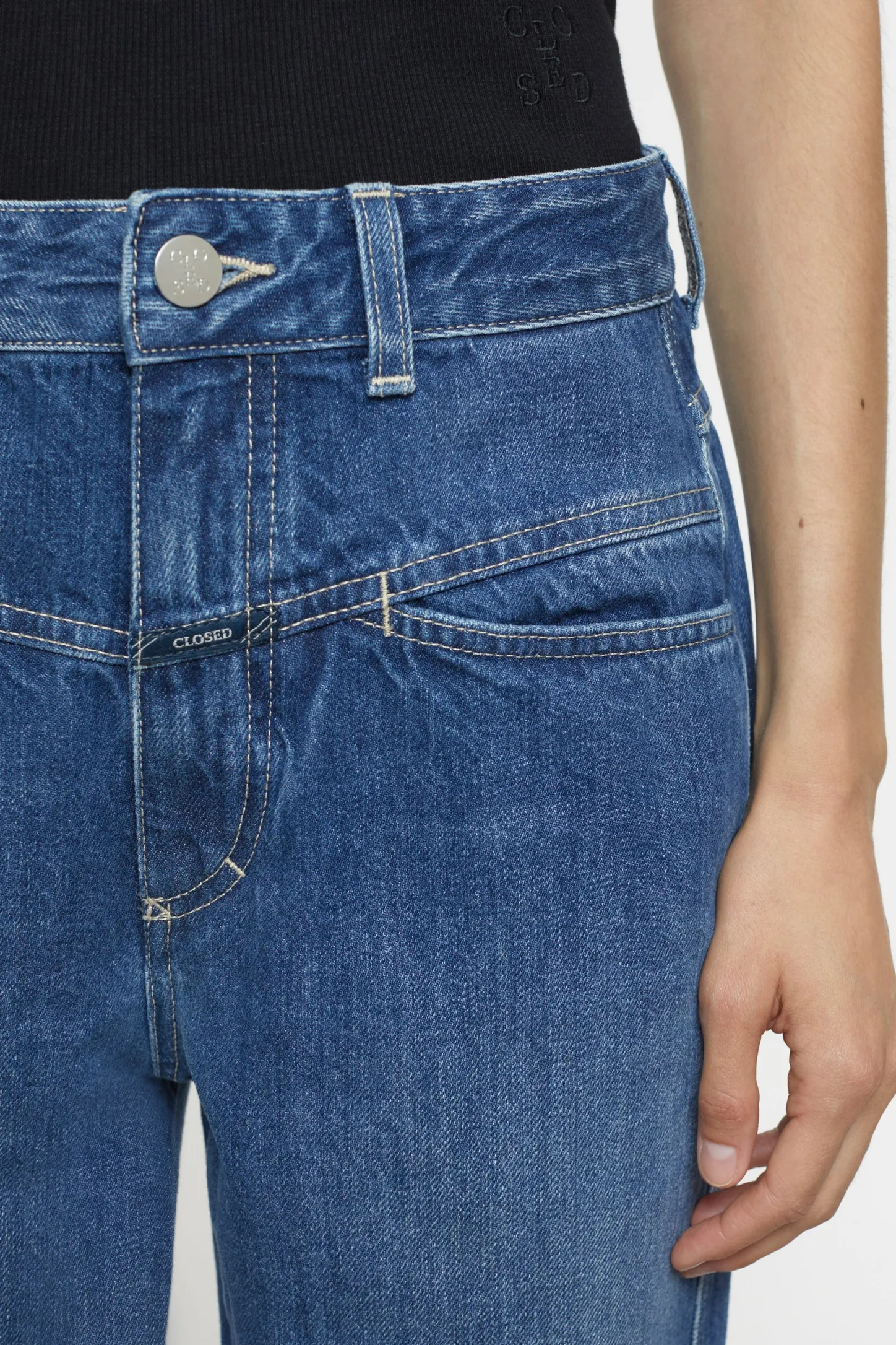 CLOSED Ontspannend>Heritage Jeans - Stijlnaam Pedaalduwer Donkerblauw