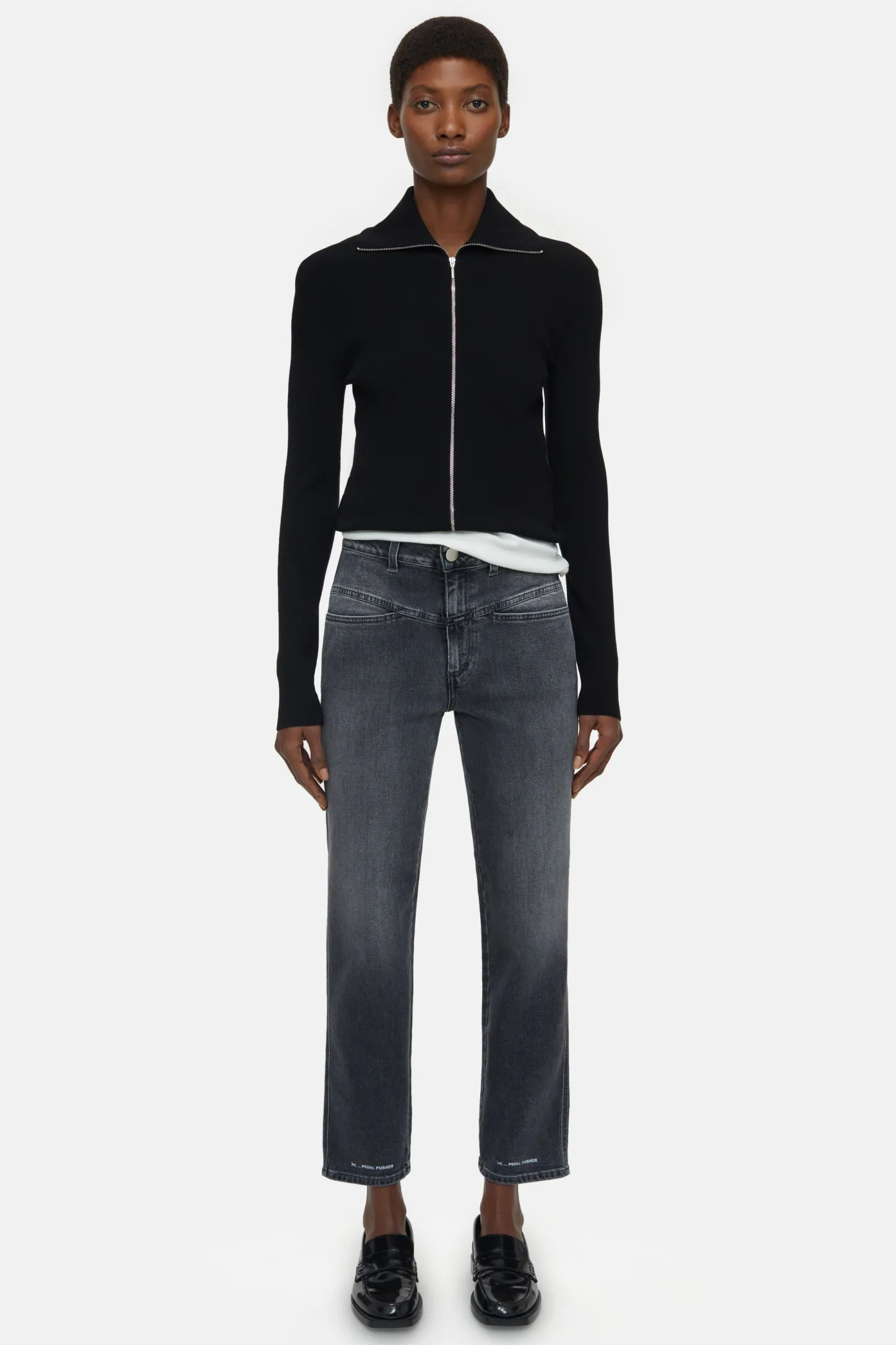 CLOSED Jeans>Heritage Jeans - Stijlnaam Pedaalduwer Midden Grijs