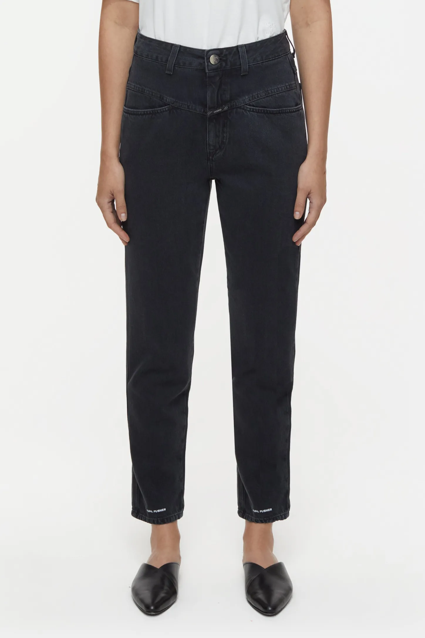 CLOSED Pedaal Duwer>Heritage Jeans - Stijlnaam Pedaalduwer Donker Grijs