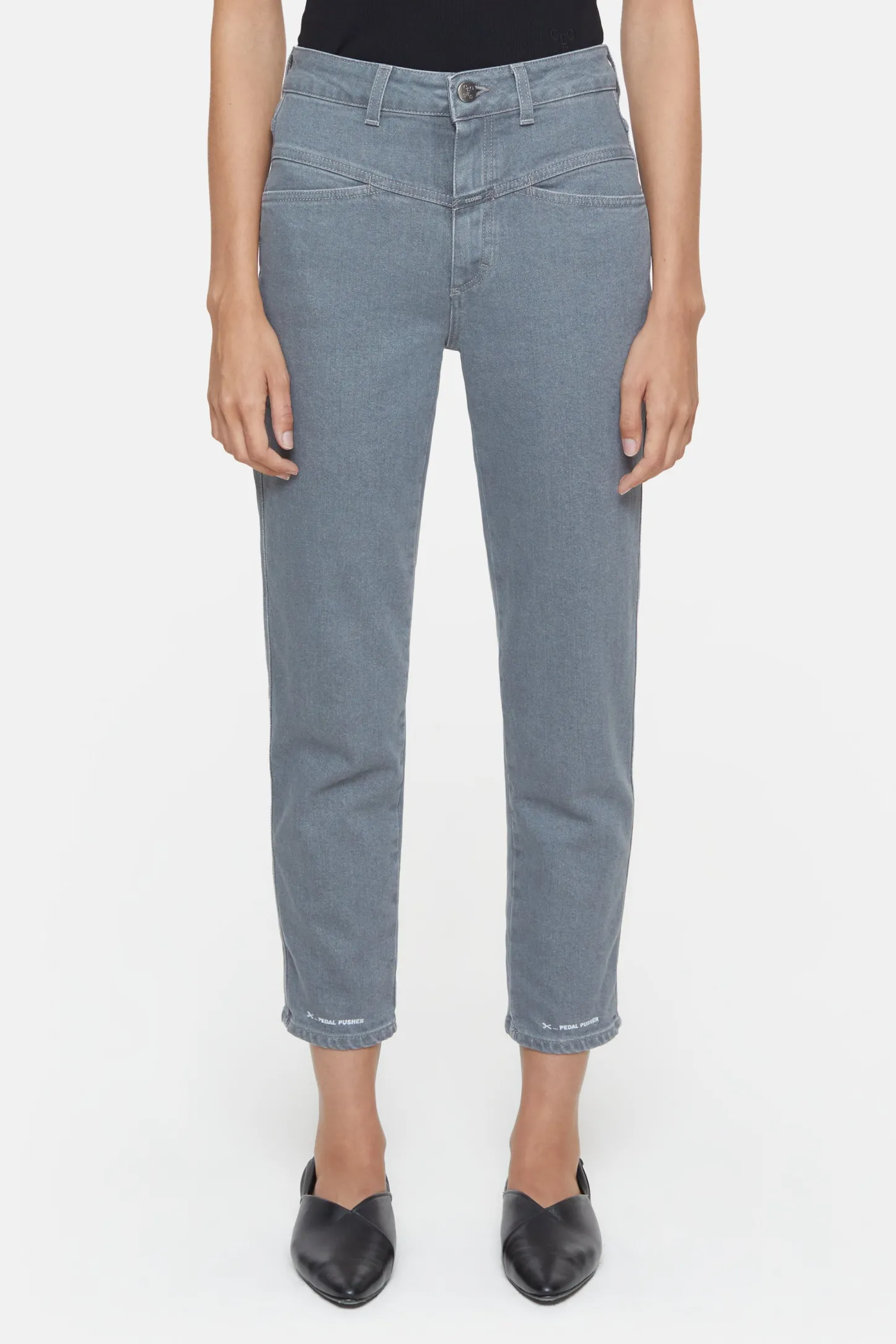CLOSED X-Pocket-Familie>Heritage Jeans - Stijlnaam Pedaalduwer Midden Grijs