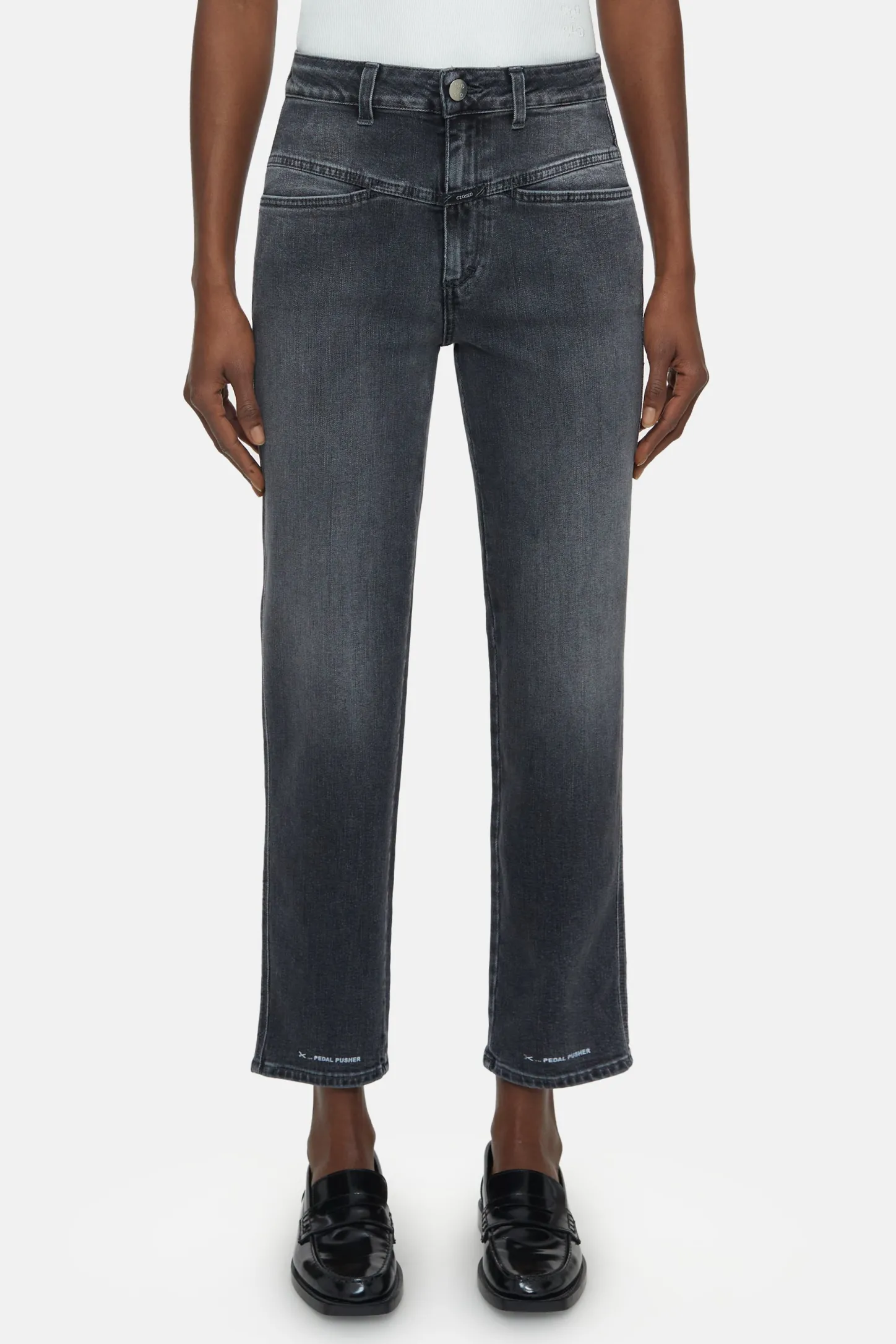 CLOSED Eco-Denim>Heritage Jeans - Stijlnaam Pedaalduwer Midden Grijs