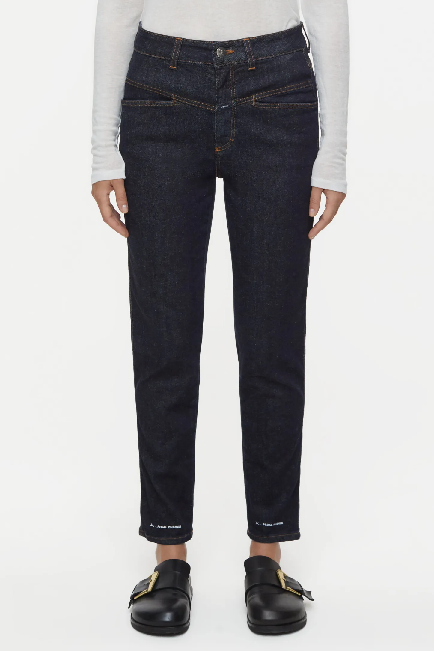 CLOSED Ontspannend>Heritage Jeans - Stijlnaam Pedaalduwer Donkerblauw