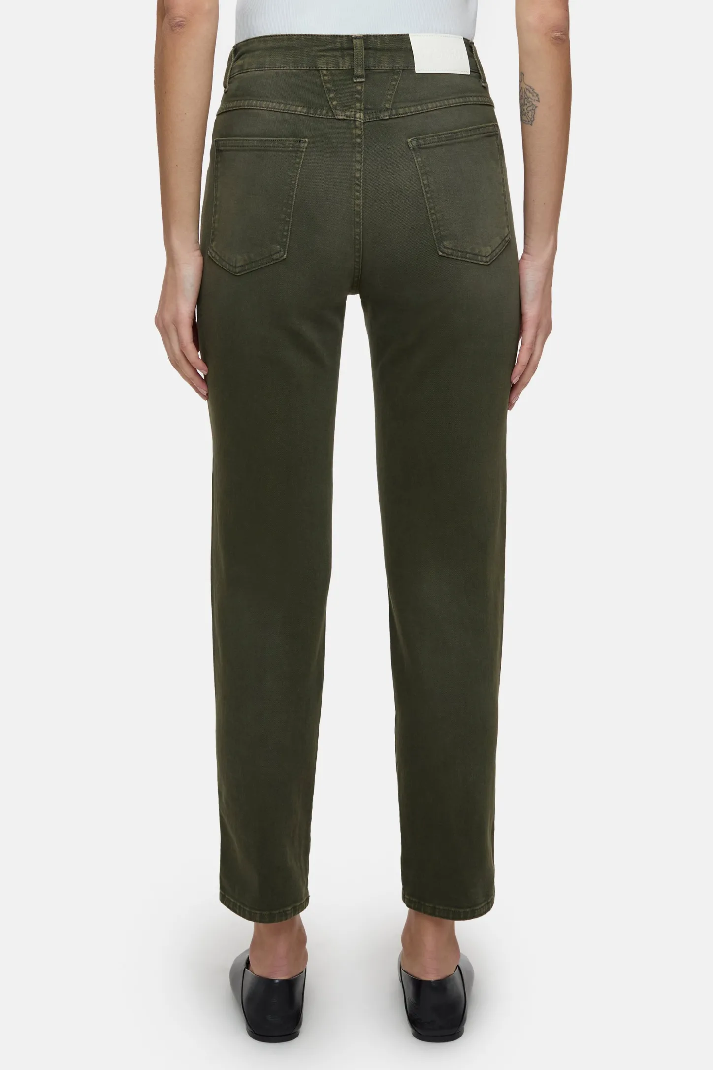CLOSED Jeans>Heritage Jeans - Stijlnaam Pedaalduwer Groen Onkruid
