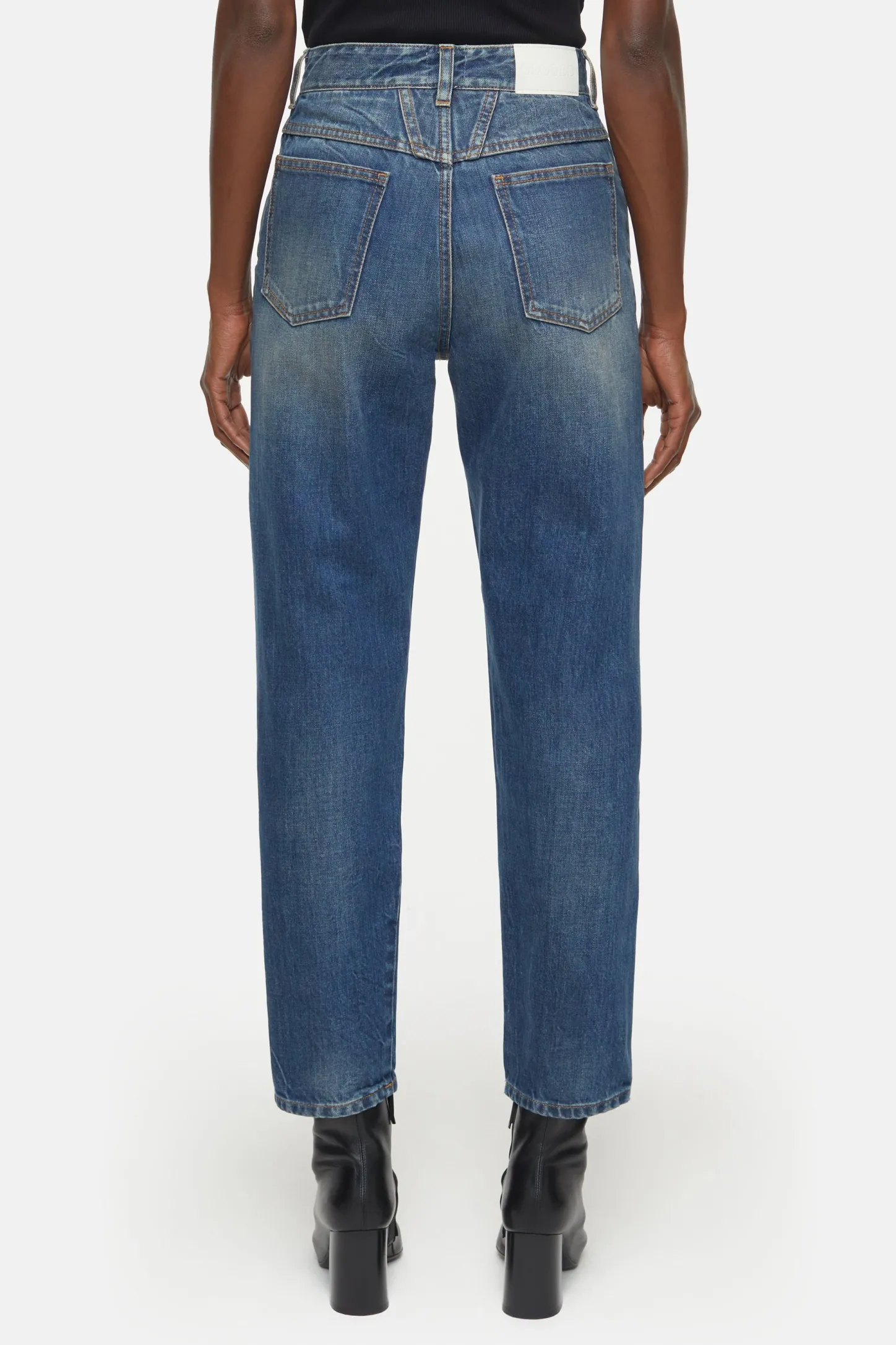 CLOSED Pedaal Duwer>Heritage Jeans - Stijlnaam Pedaalduwer Midden Blauw