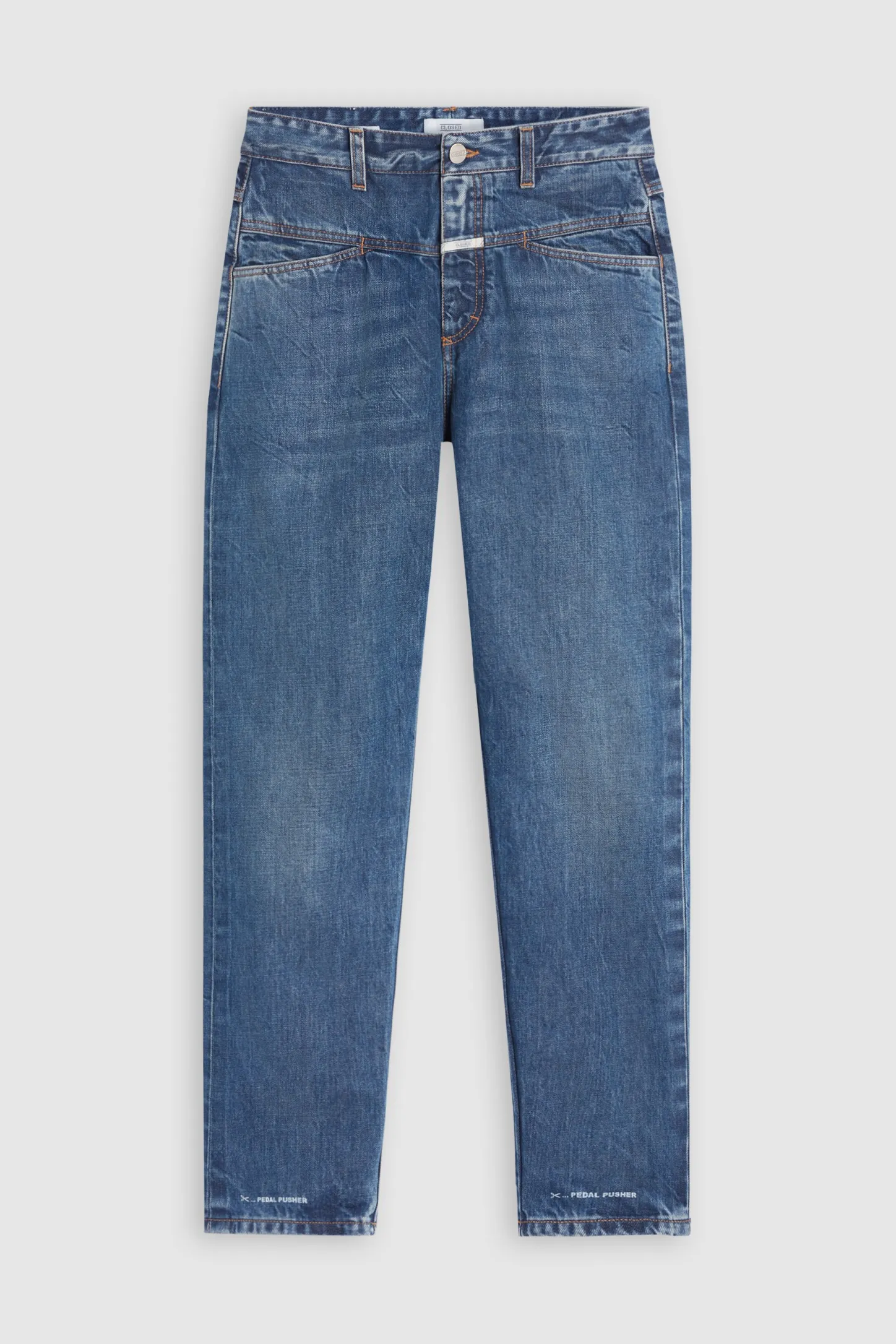 CLOSED Pedaal Duwer>Heritage Jeans - Stijlnaam Pedaalduwer Midden Blauw