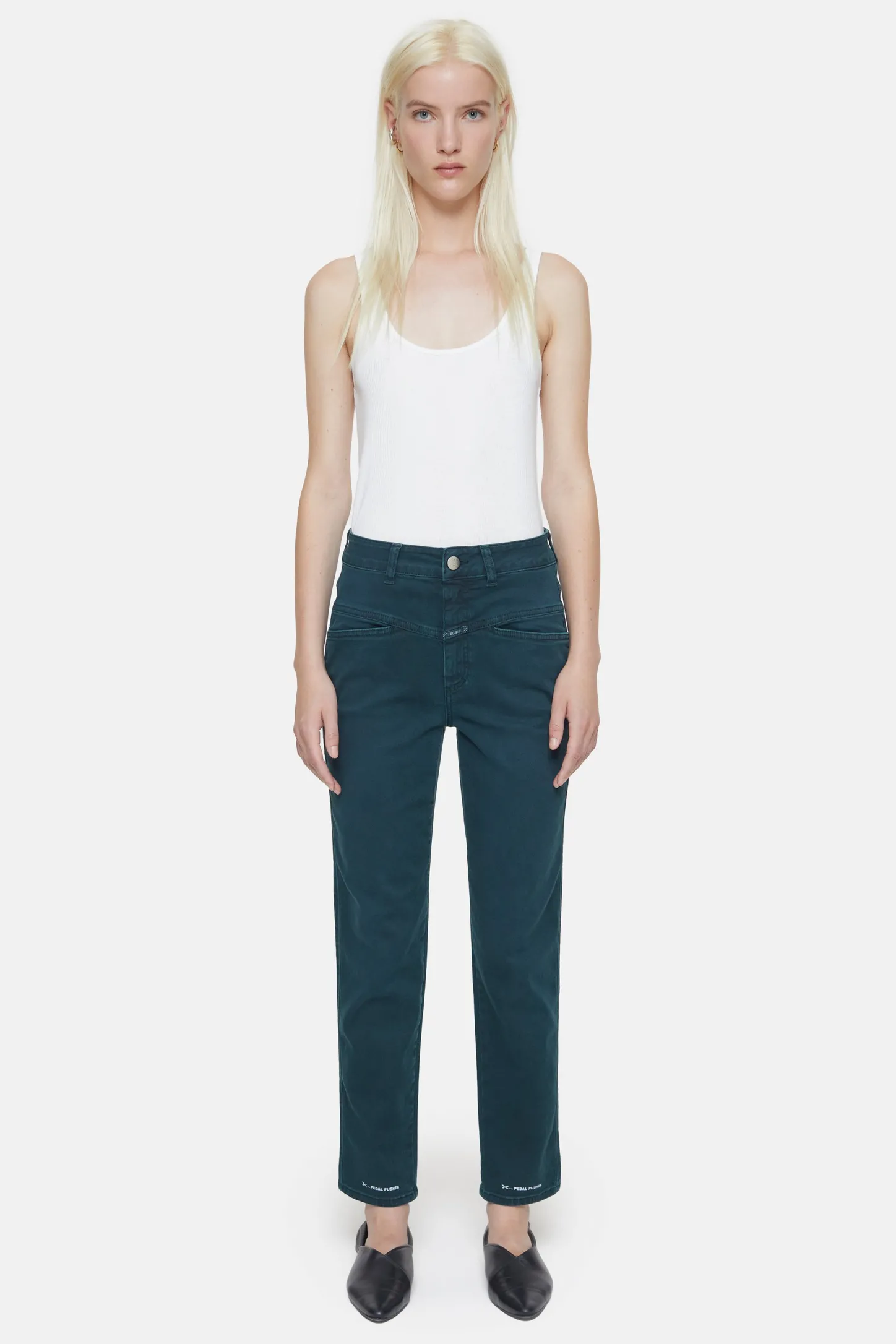 CLOSED Pedaal Duwer>Heritage Jeans - Stijlnaam Pedaalduwer Varen Groen