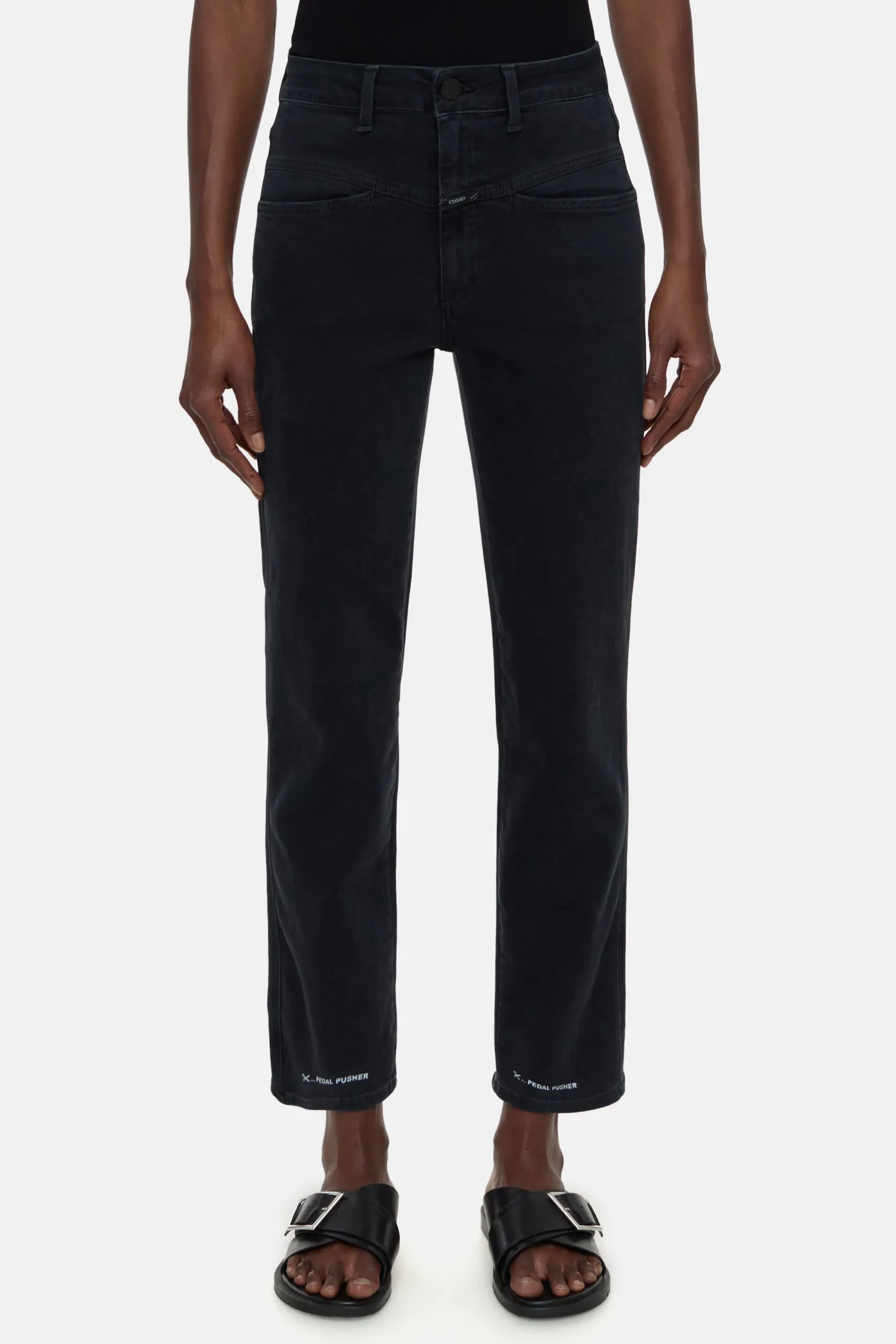 CLOSED Pedaal Duwer>Heritage Jeans - Stijlnaam Pedaalduwer Zwartzwart