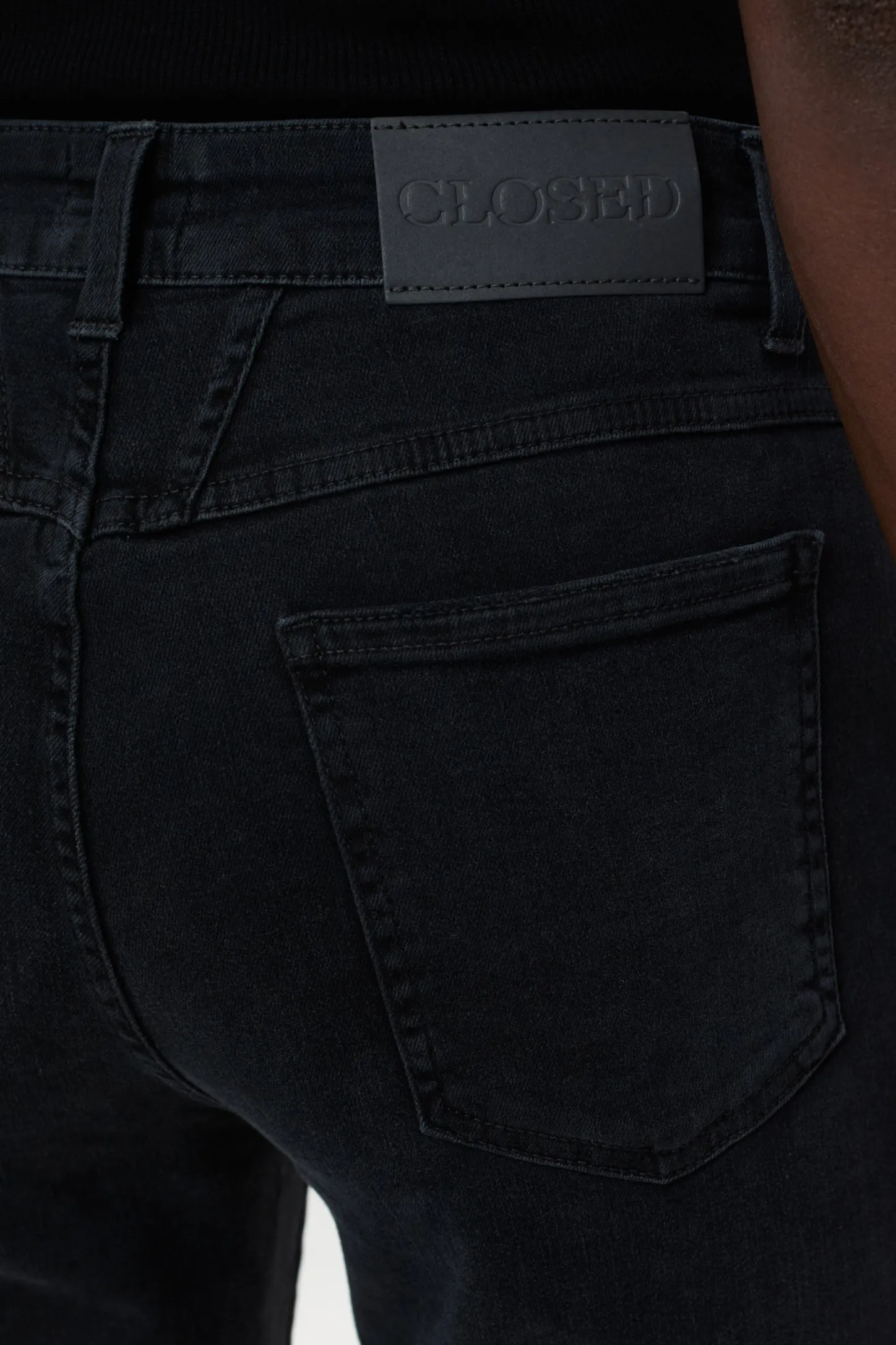 CLOSED Pedaal Duwer>Heritage Jeans - Stijlnaam Pedaalduwer Zwartzwart