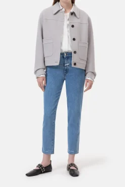 CLOSED X-Pocket-Familie>Heritage Jeans - Stijlnaam Pedaalduwer Midden Blauw