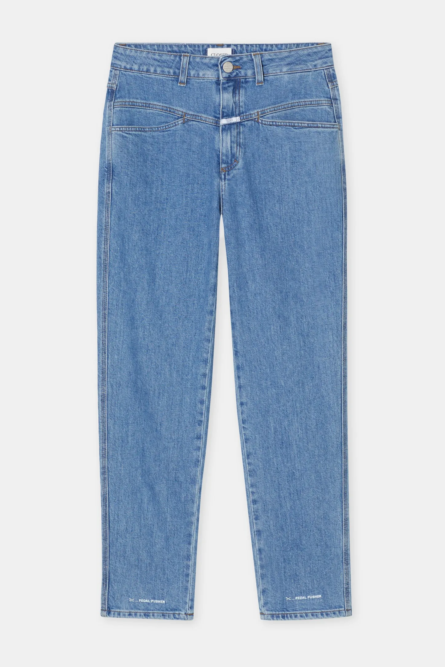 CLOSED X-Pocket-Familie>Heritage Jeans - Stijlnaam Pedaalduwer Midden Blauw