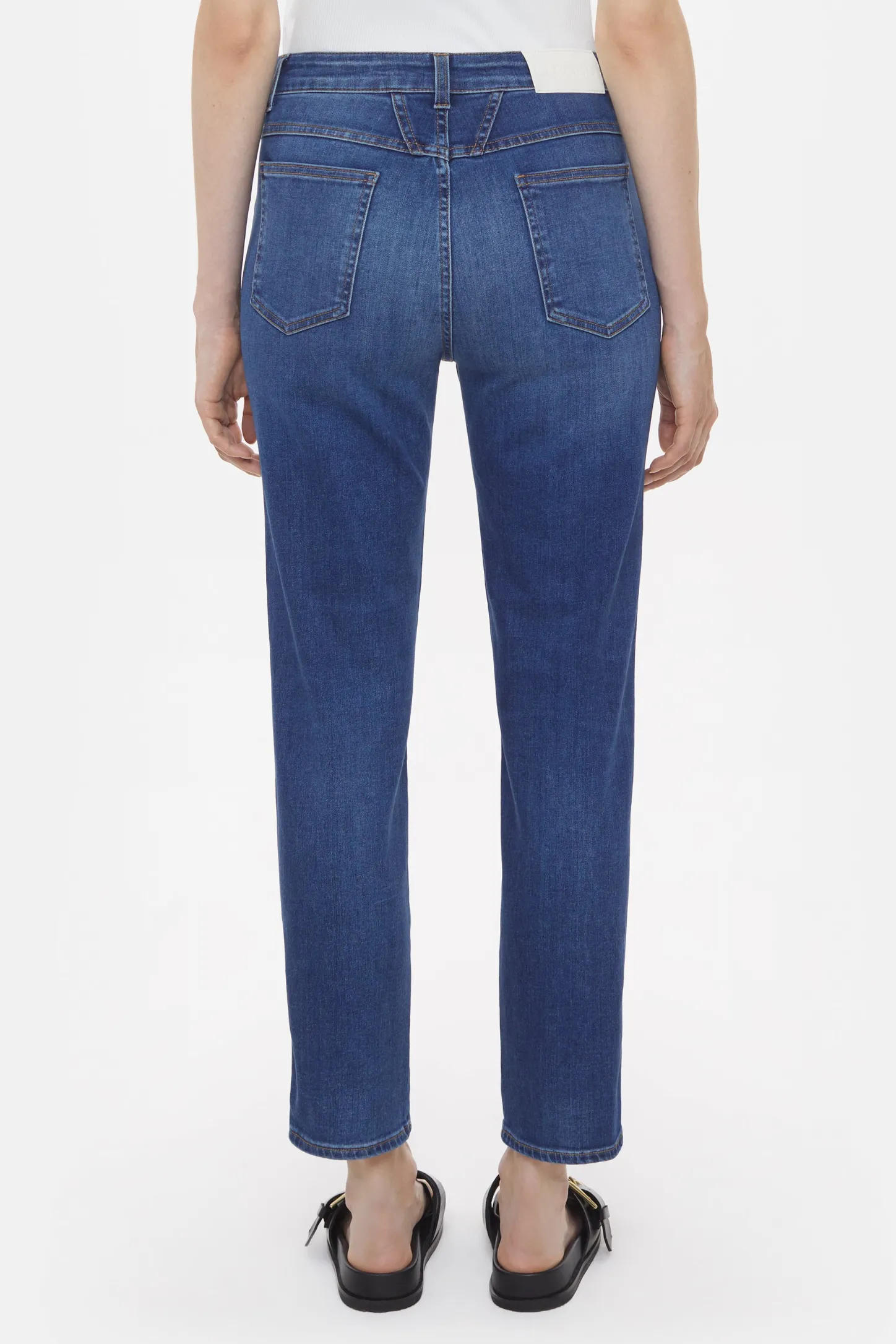 CLOSED Pedaal Duwer>Heritage Jeans - Stijlnaam Pedaalduwer Midden Blauw