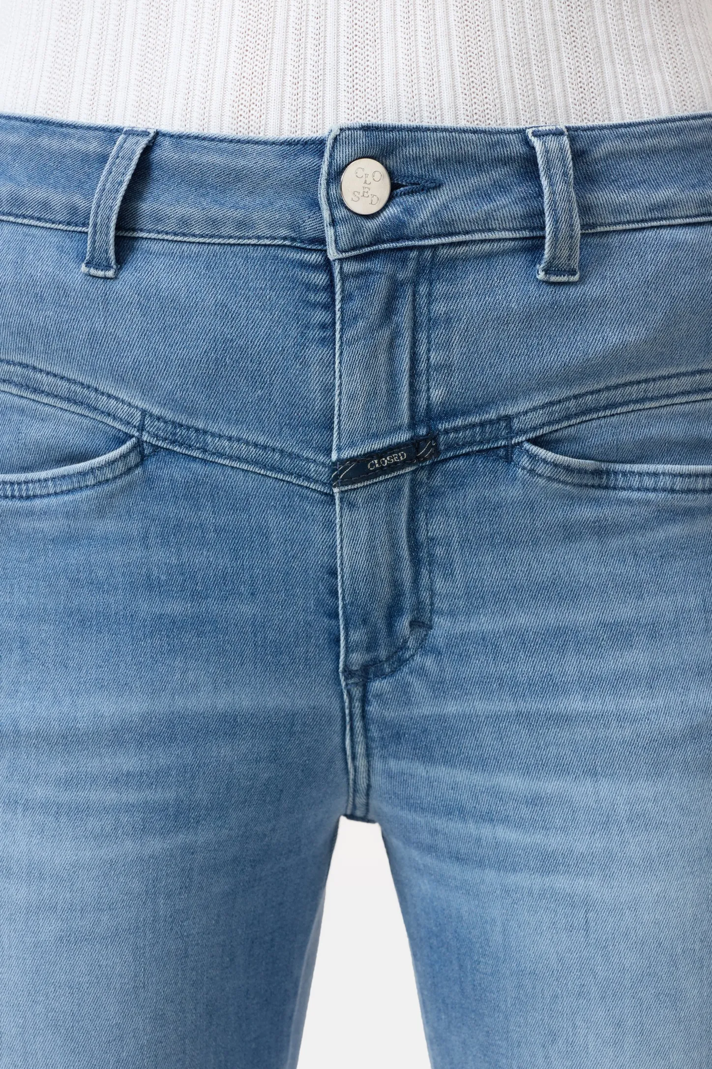 CLOSED Pedaal Duwer>Heritage Jeans - Stijlnaam Pedaalduwer Midden Blauw