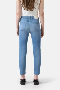 CLOSED Eco-Denim>Heritage Jeans - Stijlnaam Pedaalduwer Midden Blauw