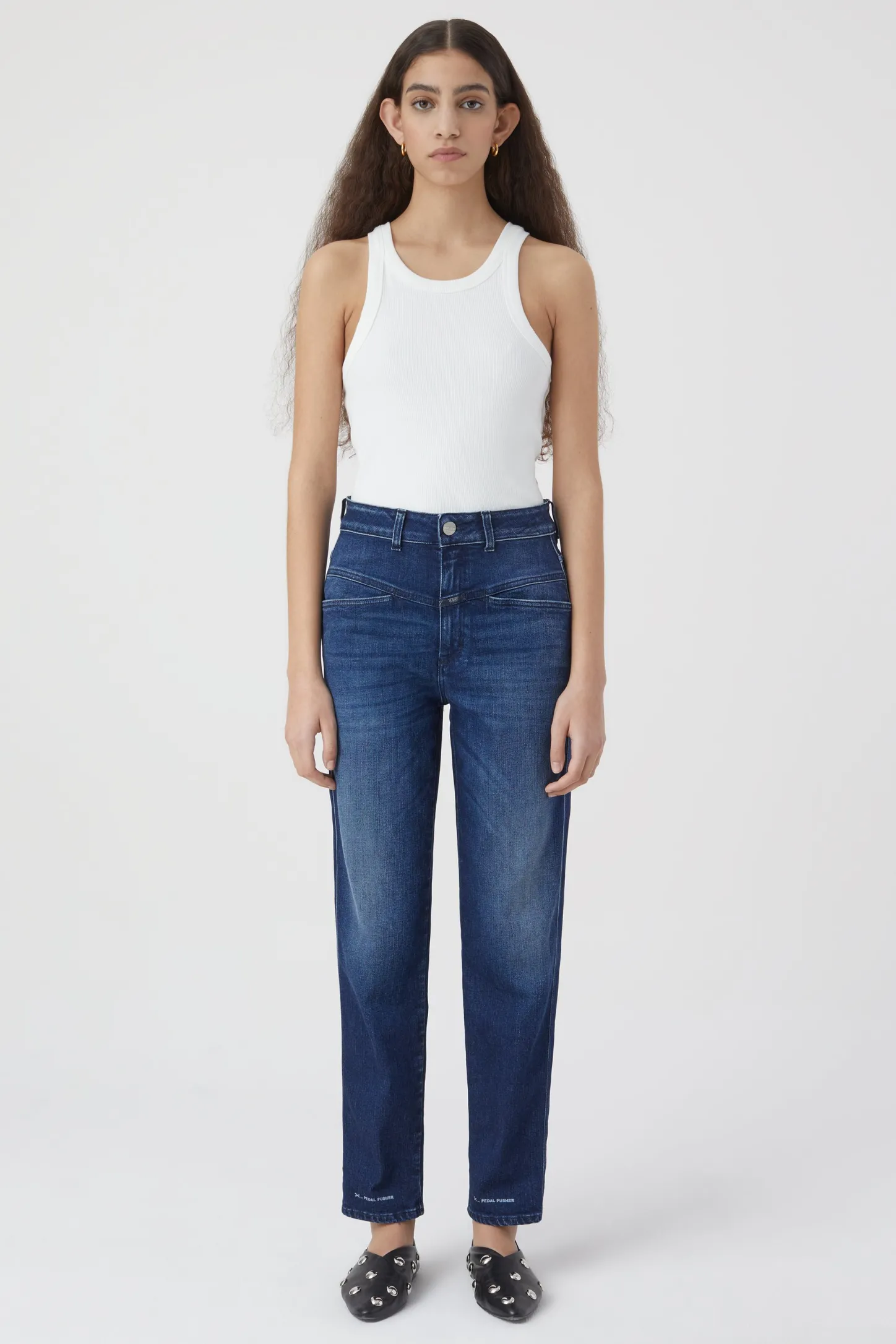 CLOSED Pedaal Duwer>Heritage Jeans - Stijlnaam Pedaalduwer Donkerblauw