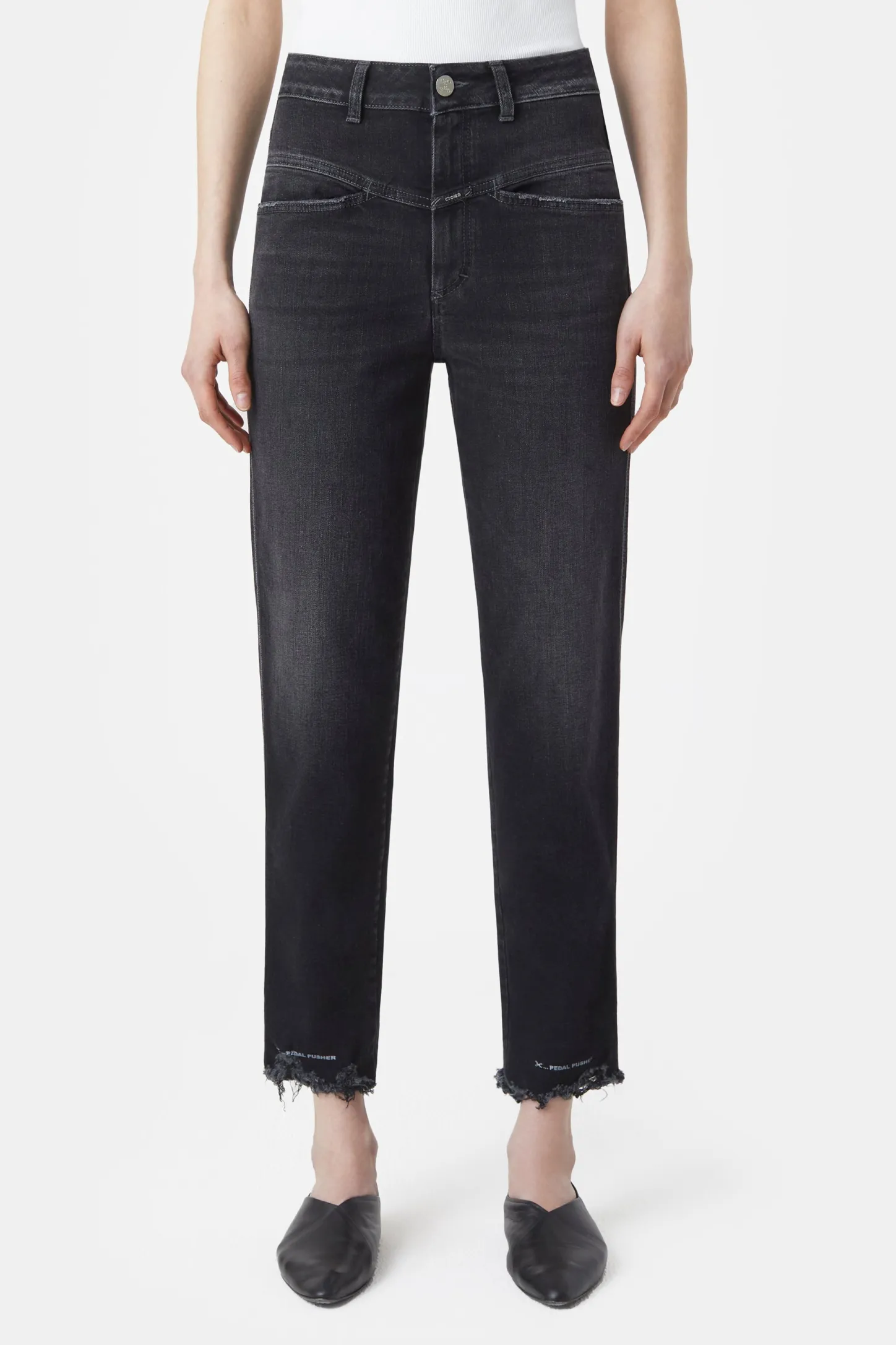 CLOSED Pedaal Duwer>Heritage Jeans - Stijlnaam Pedaalduwer Donker Grijs