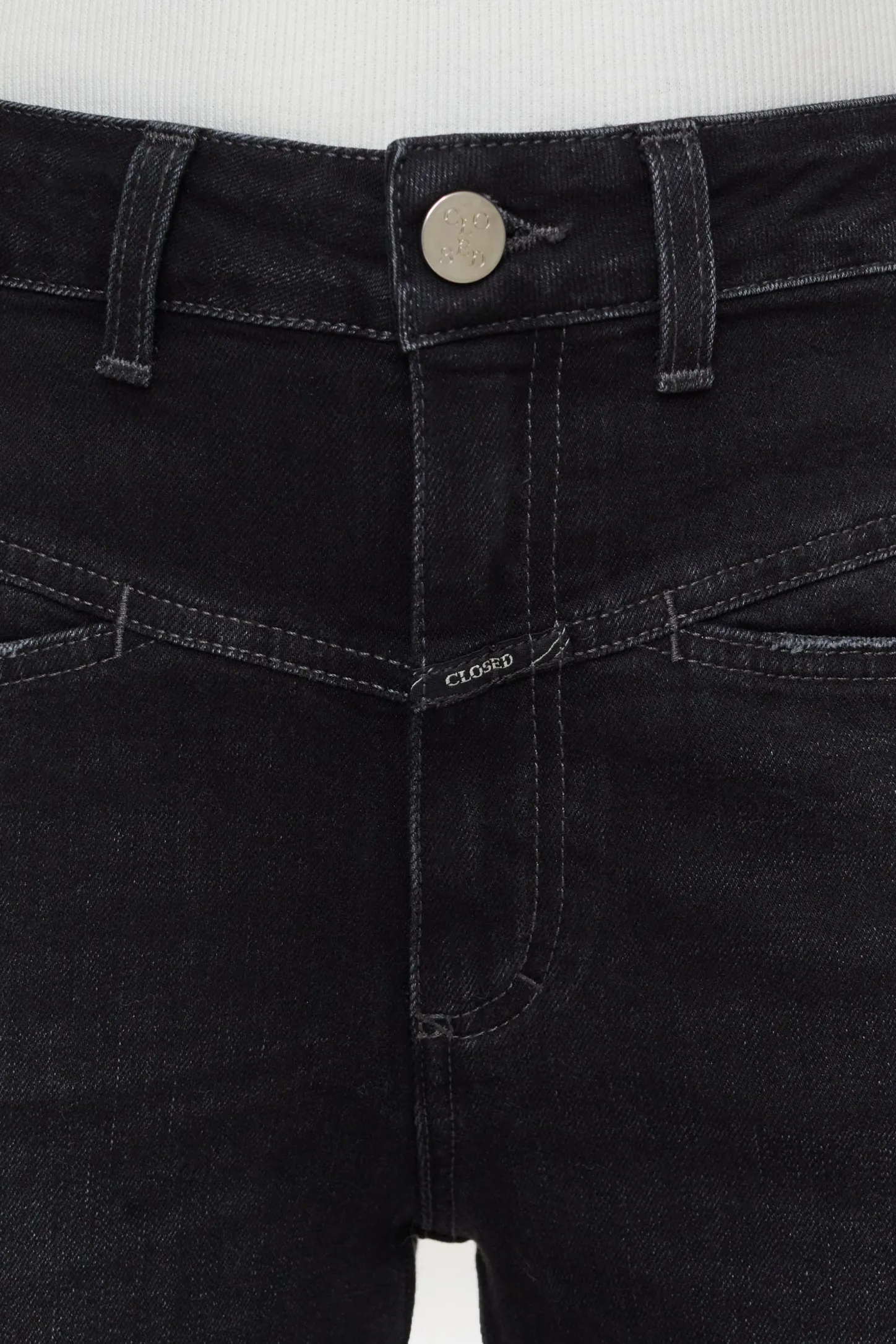 CLOSED Eco-Denim>Heritage Jeans - Stijlnaam Pedaalduwer Donker Grijs