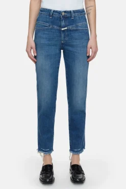 CLOSED Eco-Denim>Heritage Jeans - Stijlnaam Pedaalduwer Midden Blauw