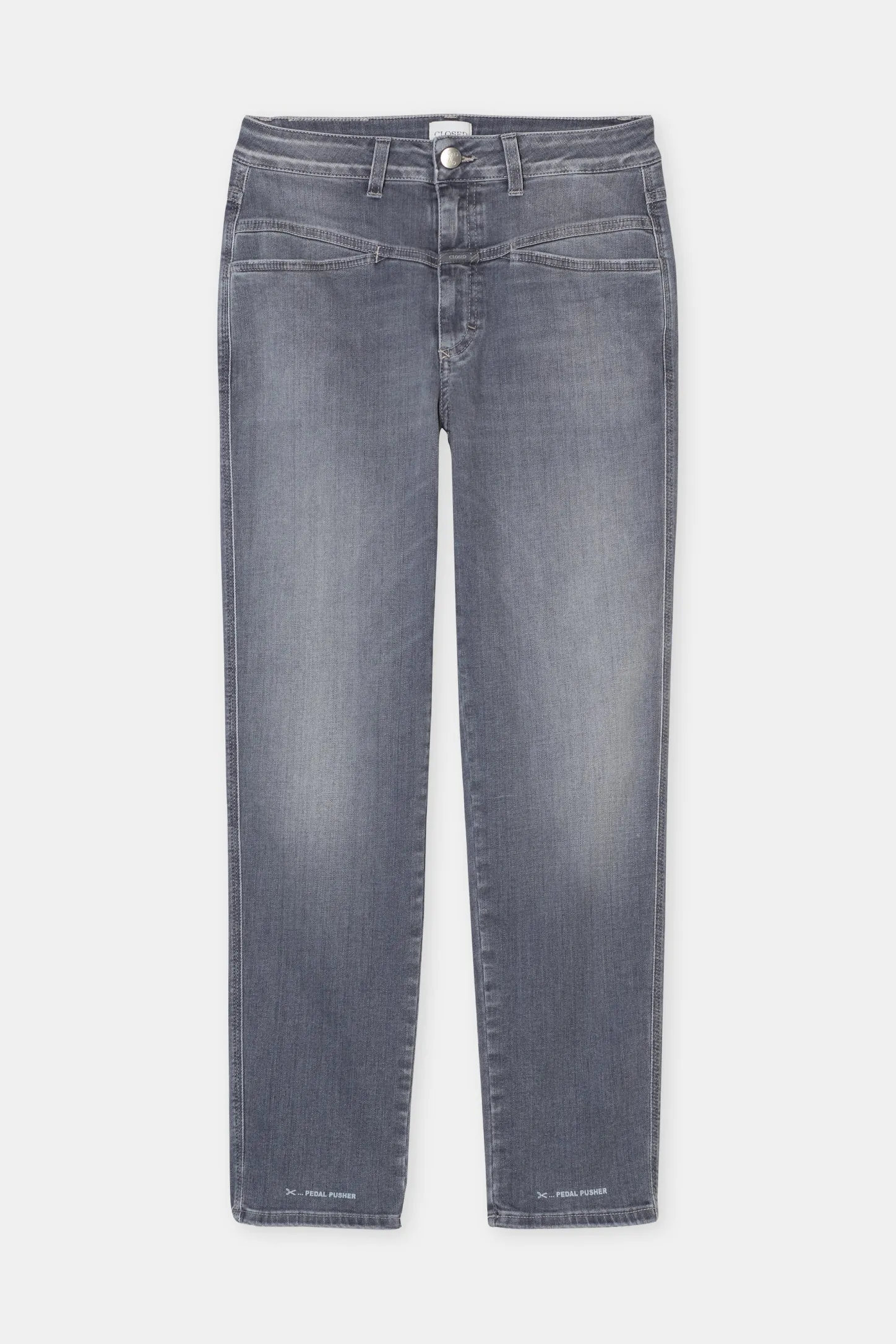 CLOSED Pedaal Duwer>Heritage Jeans - Stijlnaam Pedaalduwer Midden Grijs