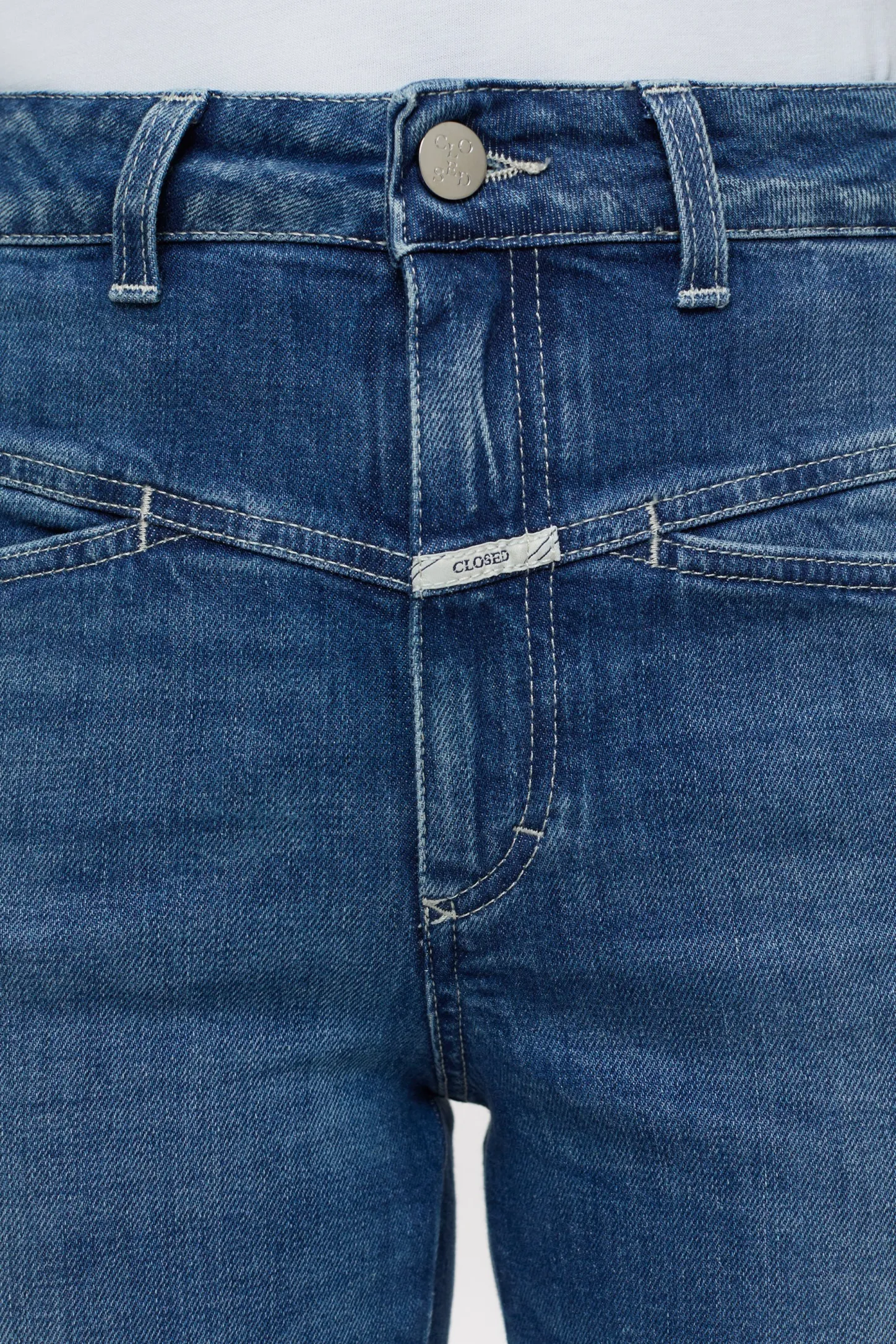 CLOSED Jeans>Heritage Jeans - Stijlnaam Pedaalduwer Midden Blauw