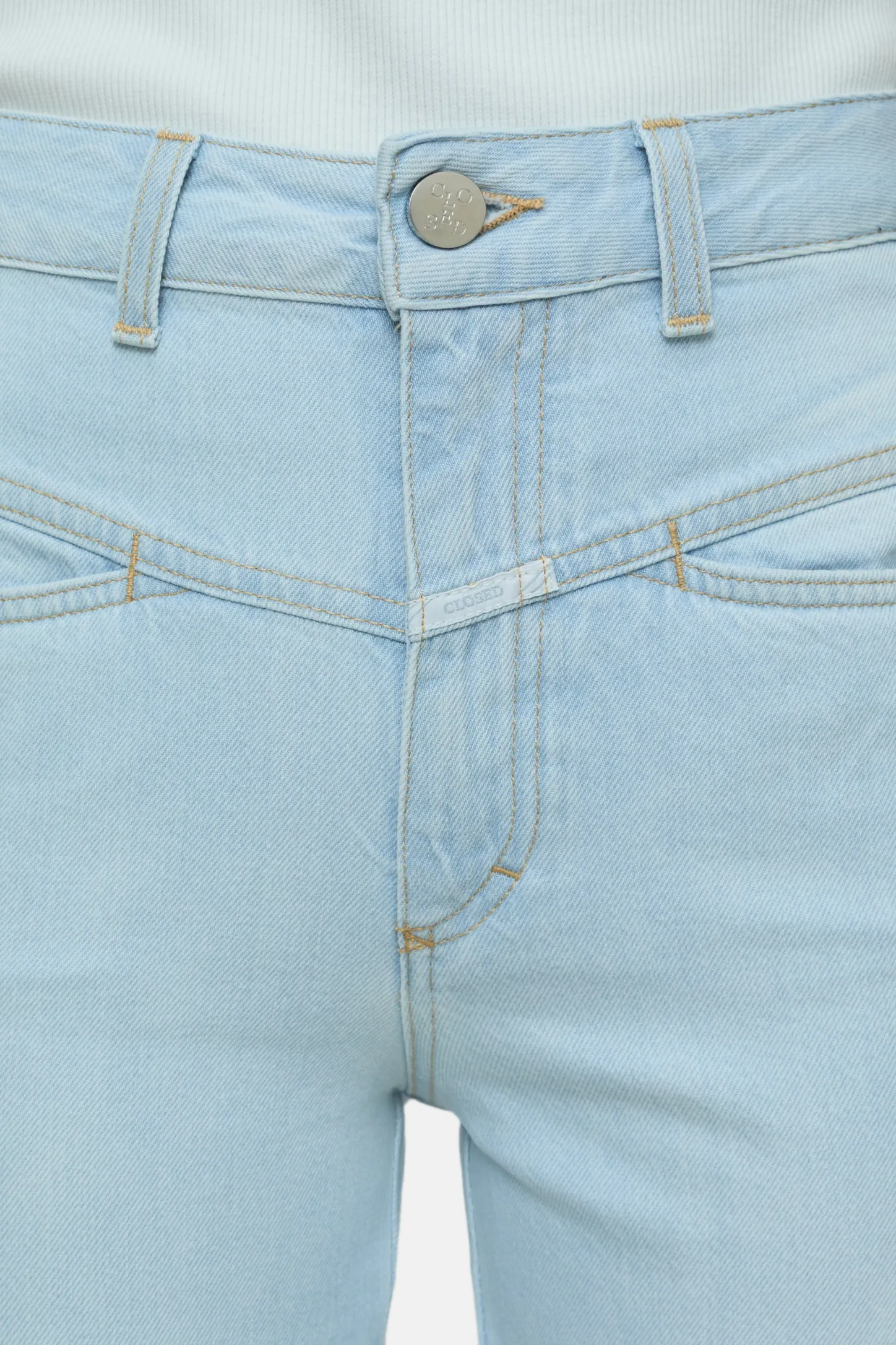CLOSED Vintage Wasbeurten>Heritage Jeans - Stijlnaam Pedaalduwer Lichtblauw