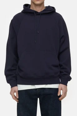 CLOSED Sweatshirts>Hoodie Met Logo Donkere Nacht