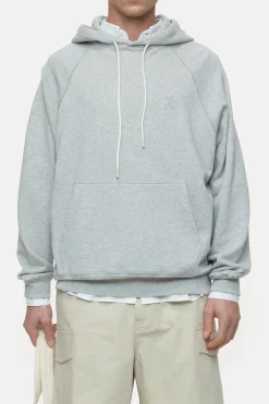 CLOSED Sweatshirts>Hoodie Met Logo Lichtgrijs Gemeleerd