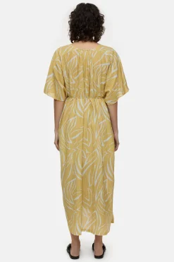 CLOSED Jurken>Kaftan-Jurk Calamatta Geel