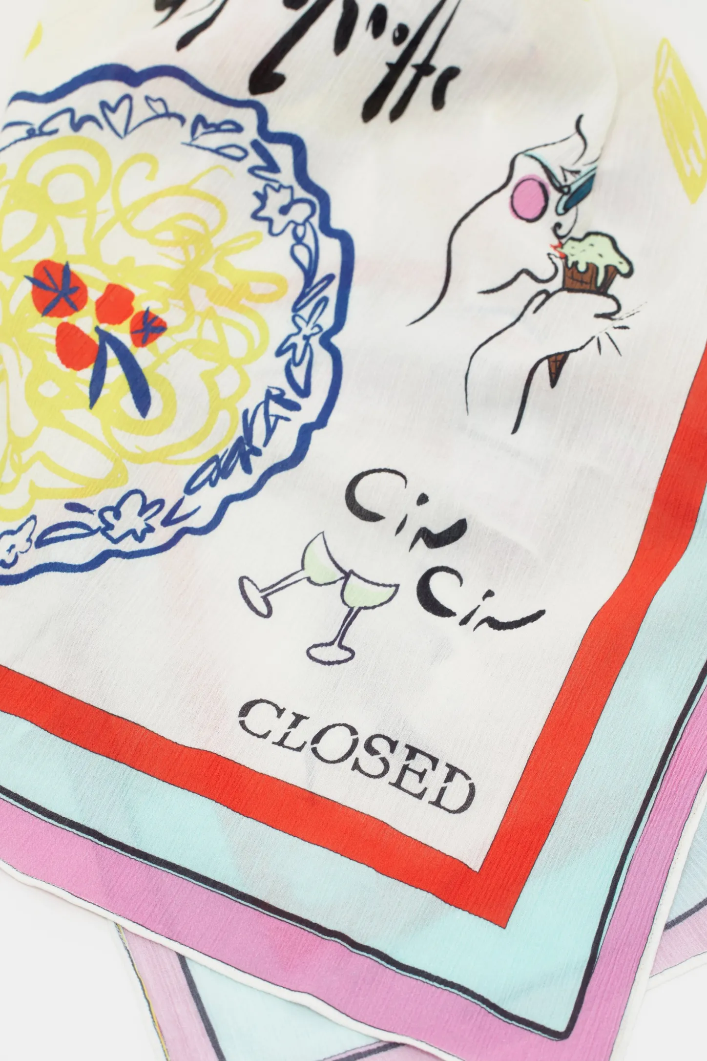 CLOSED Sjaals En Mutsen>Katoenen Crinkle Sjaal Veelkleurig