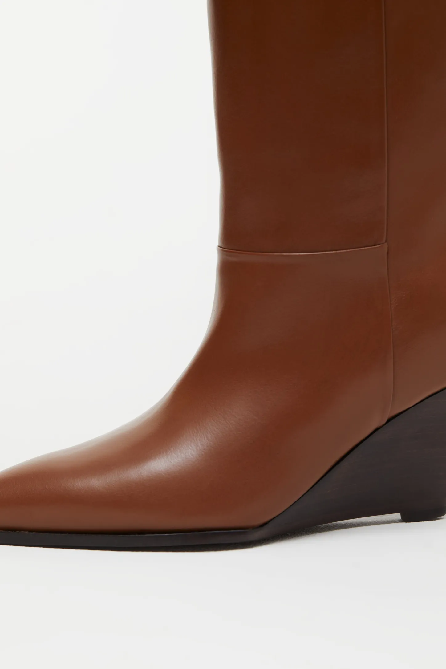 CLOSED Schoenen Leren>Laarzen Met Sleehak Paranoot