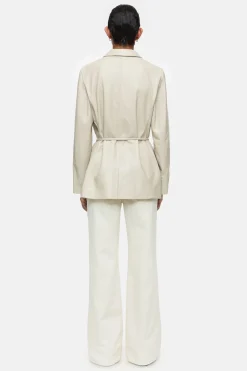 CLOSED Blazers>Leren Blazer - Stijlnaam Lola Aangespoelde Kust