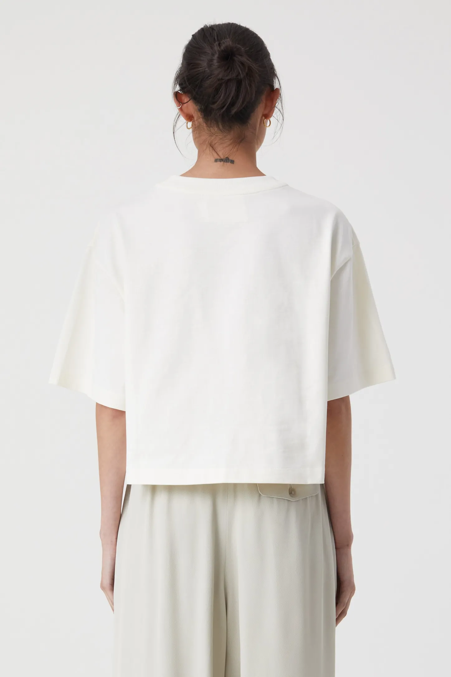 CLOSED T-Shirts>Logo-T-Shirt Ivoor