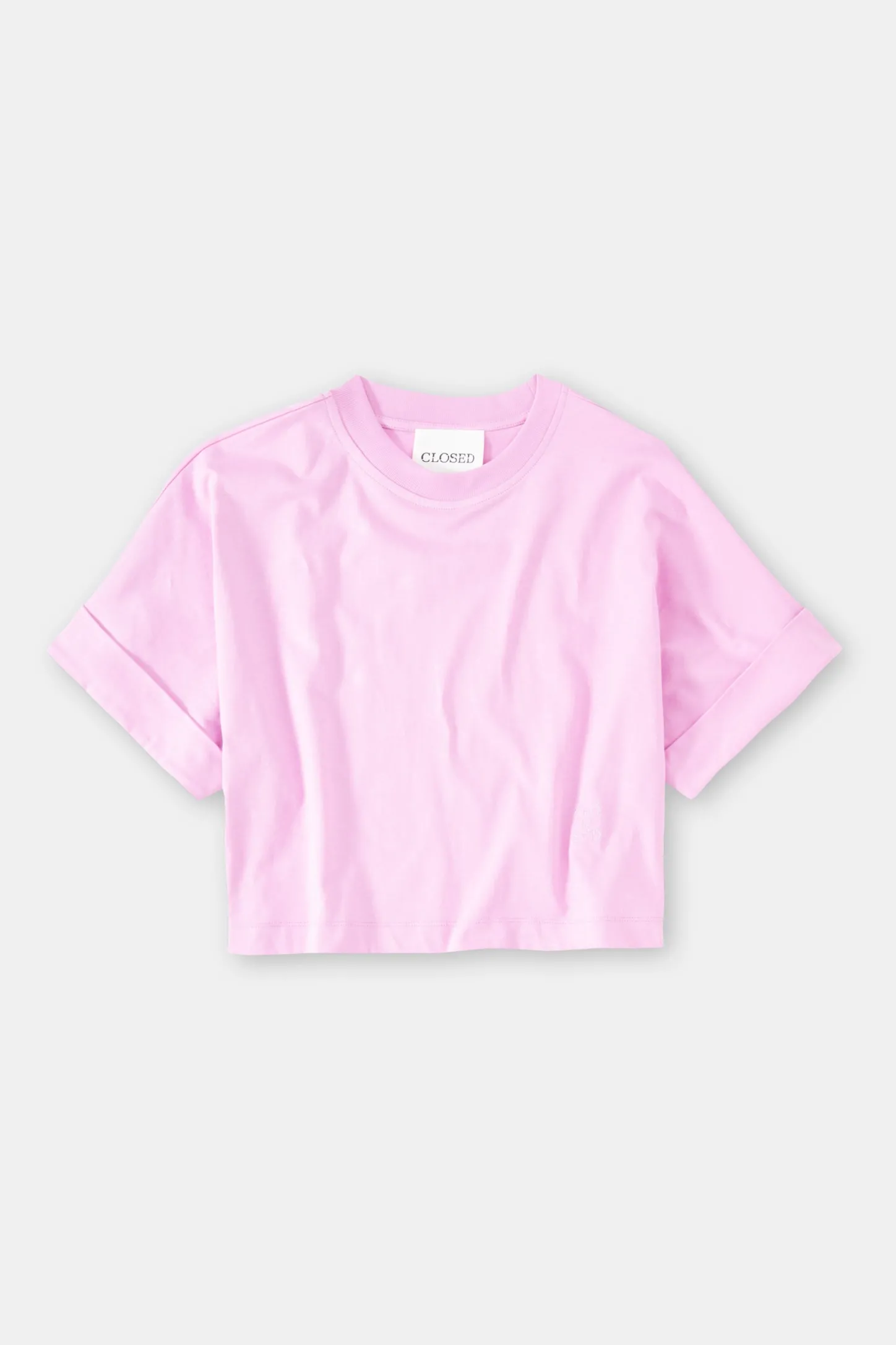 CLOSED T-Shirts>Logo-T-Shirt Roze Pony