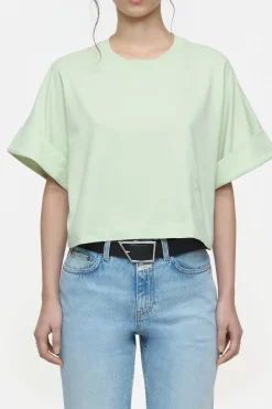 CLOSED T-Shirts>Logo-T-Shirt Limonatta