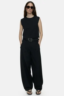 CLOSED T-Shirts>Mouwloze Top Zwart