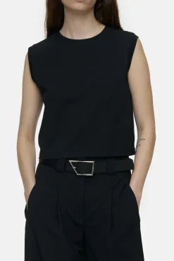CLOSED T-Shirts>Mouwloze Top Zwart